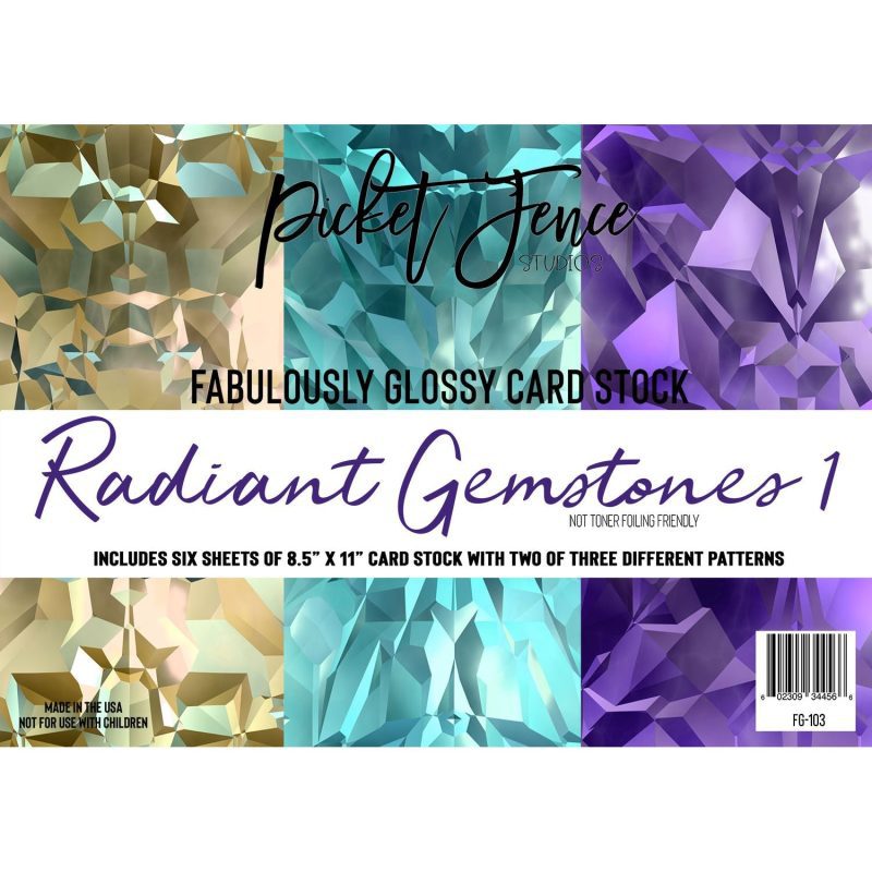 FG 103RadiantGemstonesGlossyCardStock