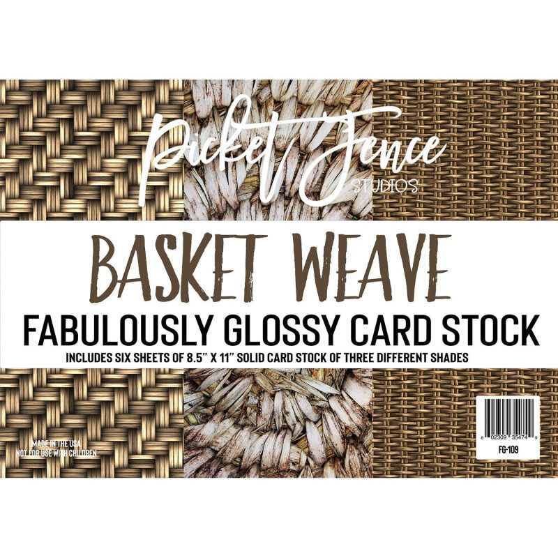 FG 109BasketWeaveCardStock