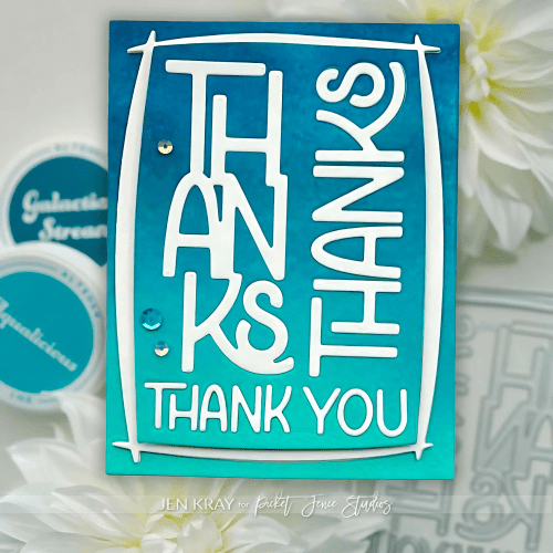 Lots of Thanks A2 Cover Plate JM2a