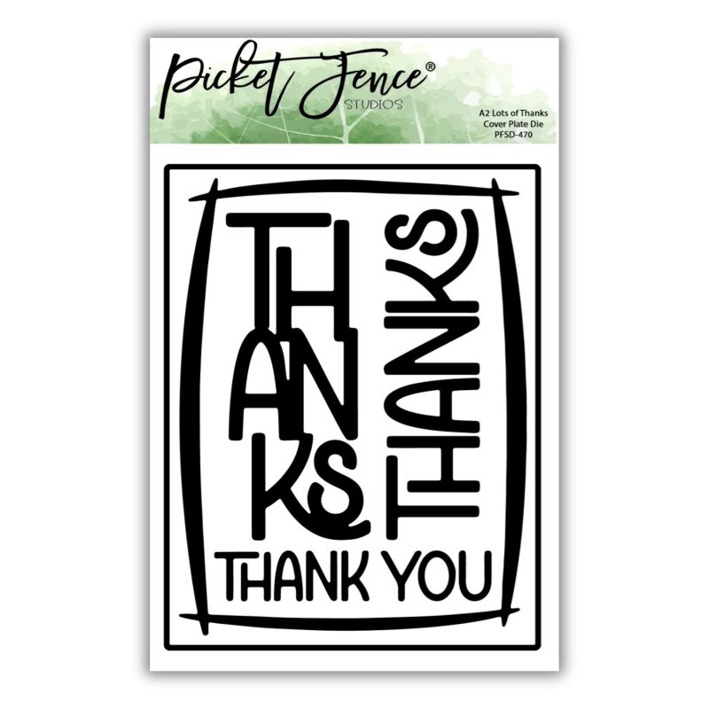 PFSD 470 A2 Lots of Thanks Cover Plate Die