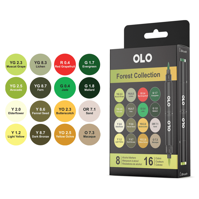 forest collection olo markers 179071