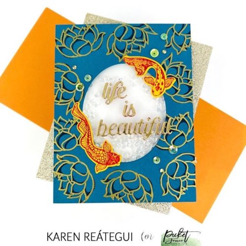 graceful koi coordinating die 914303