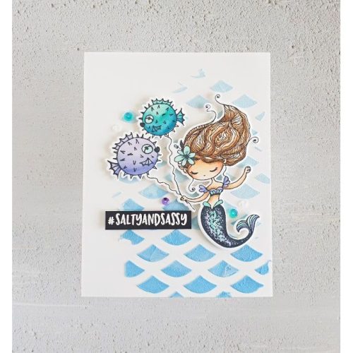 mermaid dear coordinating die 932930