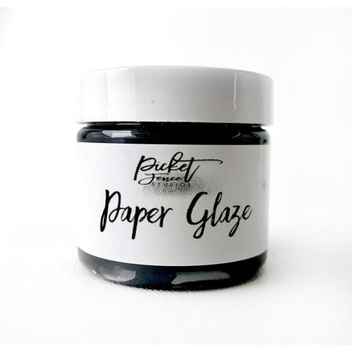 paper glaze black pansy 416452