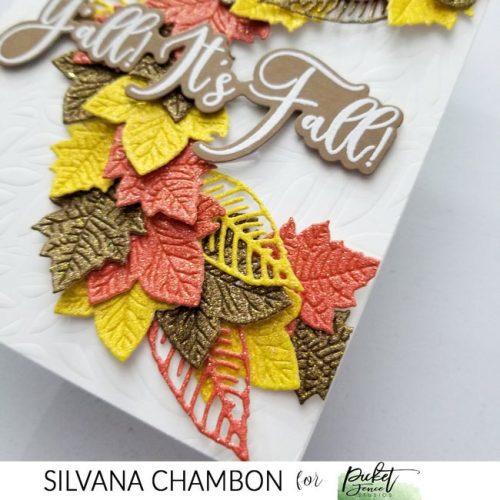 paper glaze luxe autumn leaves 137895