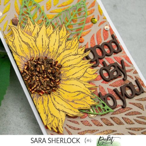 paper glaze luxe aztec sunflowers 570959