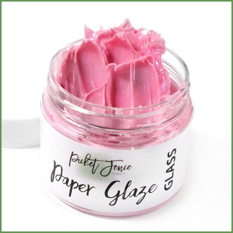 withborder 0000 PGG 104PaperGlazeGlass RoseRed